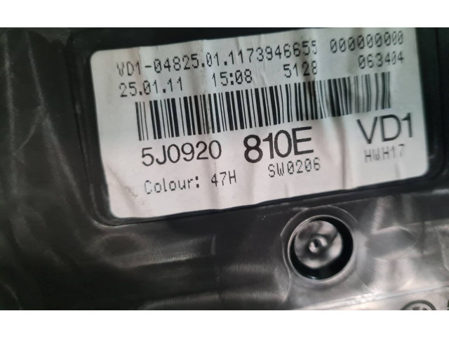 Vstřikovací lišta 03F906070N, 5WP44632 Skoda Fabia Mk2 (5J) CBZB