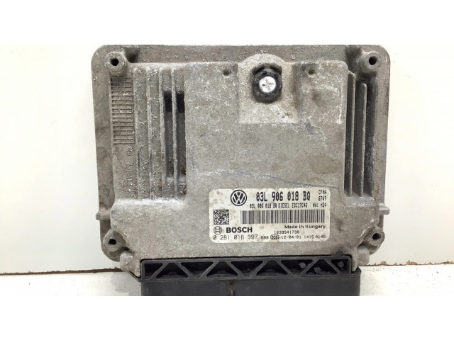 Блок управления двигателя 03L906018BQ, 0281016397   Skoda Yeti (5L)