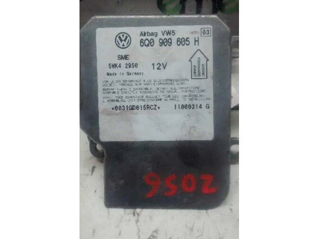 Блок подушек безопасности 6Q0909605H, CENTRALITAAIRBAG Skoda Fabia Mk1 (6Y)