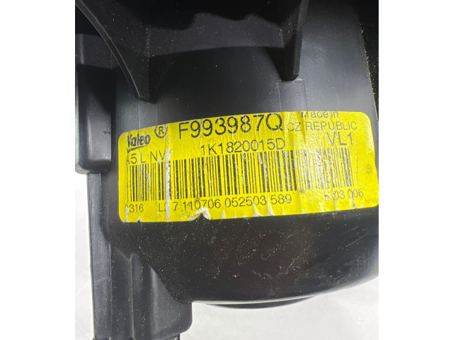 Вентилятор печки    1K1820015D, F993987   Volkswagen Touran I
