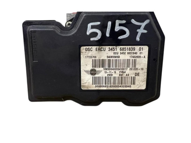 Блок АБС 34516851839, ABS Mini Cooper Countryman R60 2011-2016 года