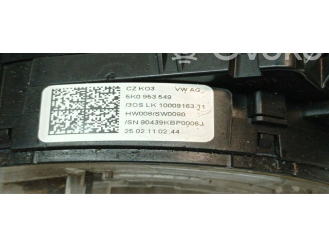 Подрулевой шлейф SRS 5K0953549 Volkswagen Golf VI