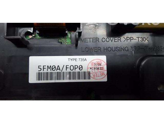 Přístrojová deska Nissan Micra K14 2018 5FM0AF0P0, 3108180822