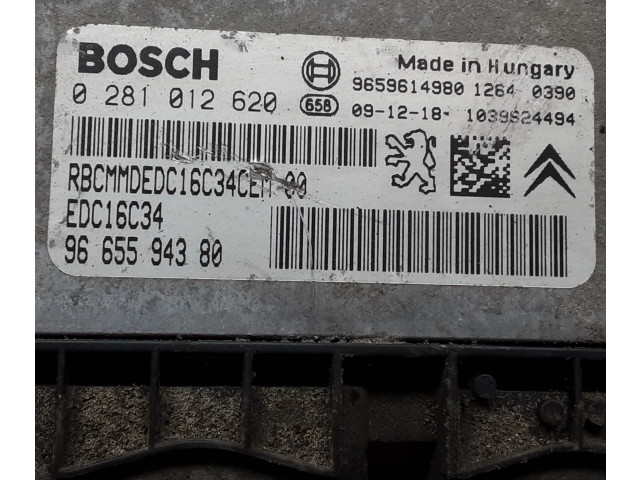 Řídící jednotka 9665594380, 9659614980 Citroen Berlingo 2008