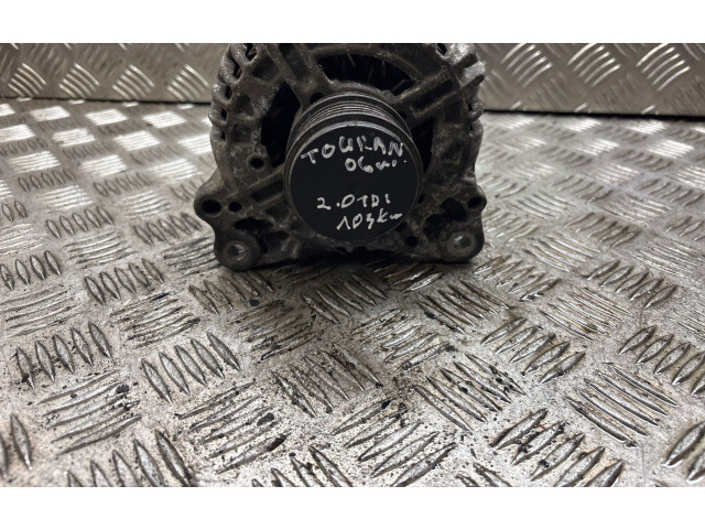 Генератор 06F903023F, 0124525091   Volkswagen Touran I      