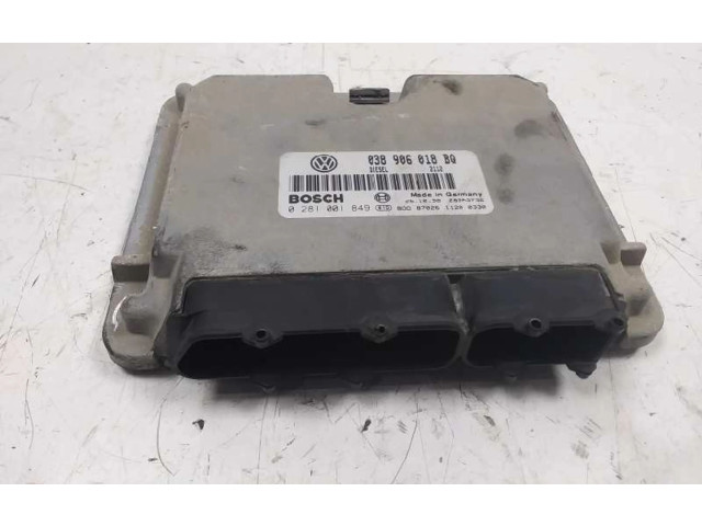 Блок управления двигателя 038906018BQ, 0281001849 Skoda Octavia Mk1 (1U)