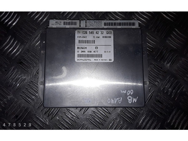 Блок управления АБС 0295454232   Mercedes-Benz A W168