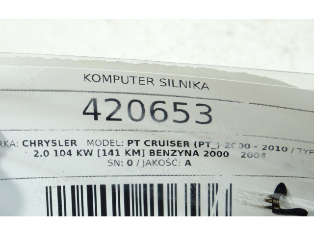 Блок управления двигателем Блок управления P04671542AG   Chrysler PT Cruiser