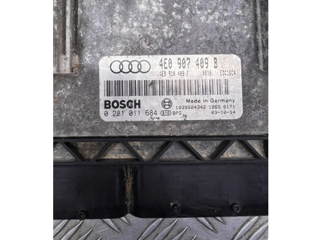 Řídící jednotka 4E0907409B, 4E0910409F Audi A8 S8 D3 4E 2004
