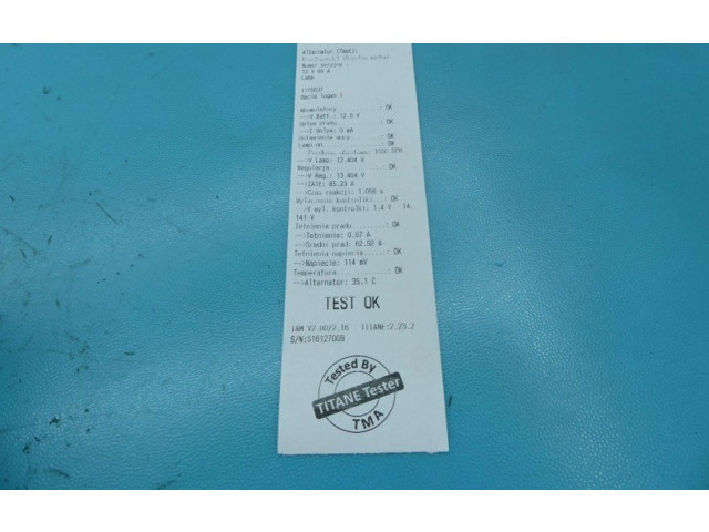 Генератор 2617345A, IMPRK1115637 Dacia Logan I