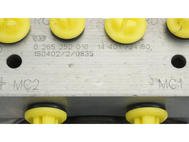 Блок АБС 0265252016, 1440179480   Peugeot  Expert  2007 - 2016 года