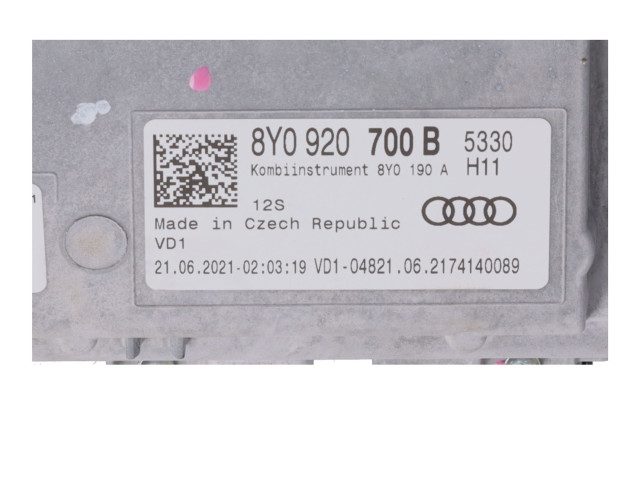 Панель приборов 8Y0920700B Audi A3 8Y
