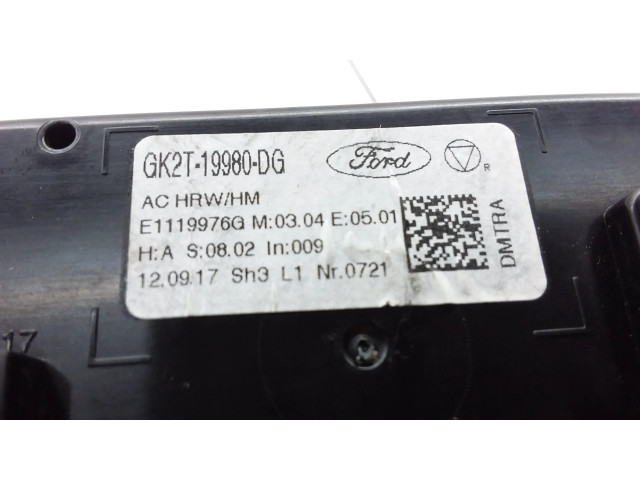 Блок управления климат-контролем GK2T18549, GK2T19980   Ford Transit Custom
