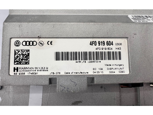 Дисплей 4F0919604 Audi A6 S6 C6 4F