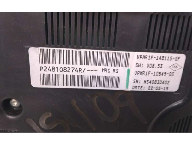 Přístrojová deska Renault Megane IV 2019 P248108274R, 248108274R