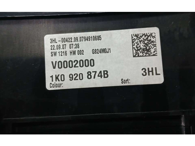 Панель приборов 1K09208674B, VDO Volkswagen Jetta II