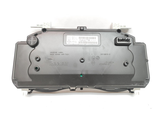 Панель приборов 285J27304R, P248101779R   Renault Kangoo II       