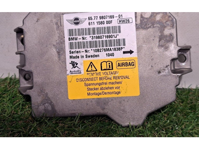 Блок подушек безопасности 65779807169, 65779807169 Mini One - Cooper Coupe R56