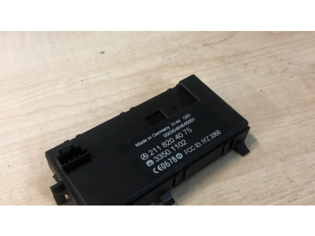 Блок управления 2118204075   Mercedes-Benz E W211