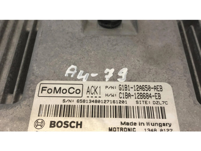 Řídící jednotka G1B112A650AEB, 0261S17111 Ford Fiesta 2016