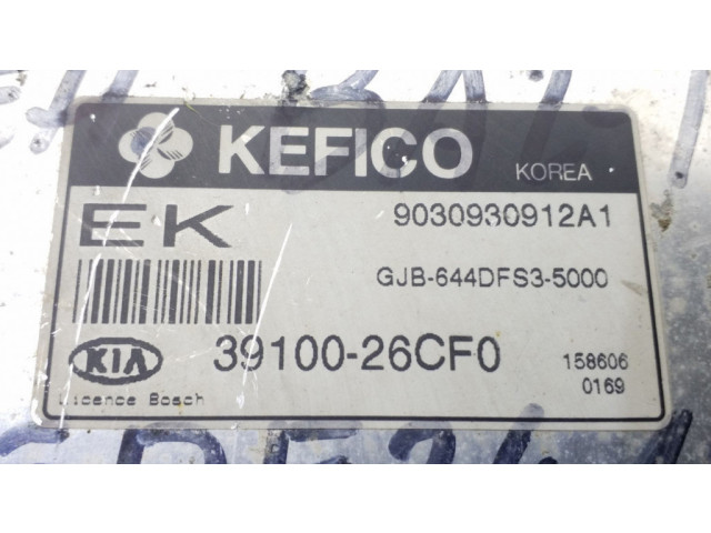 Блок управления двигателем Блок управления 3910026CF0, 9030930912A1 KIA Rio