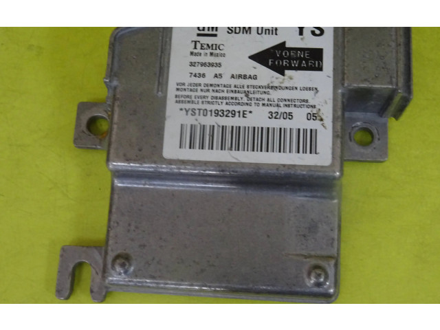 Блок подушек безопасности 13203620, 13203620YS   Opel Meriva A