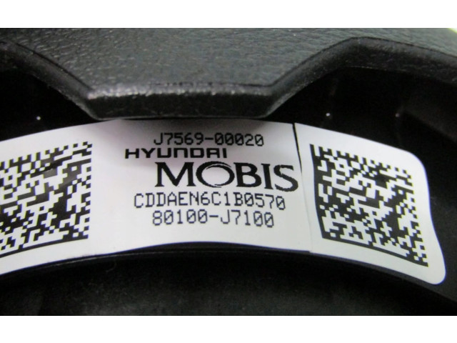 Подушка безопасности водителя J756900020, 80100J7100 KIA Ceed