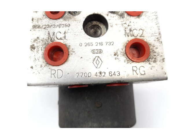 Блок АБС 7700432643, 0273004395 Renault Scenic RX - года