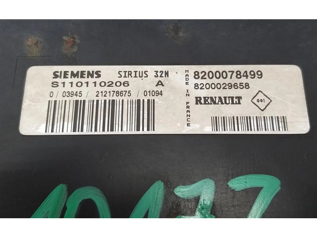 Řídící jednotka 8200078499   Renault Espace V (RFC) 2001