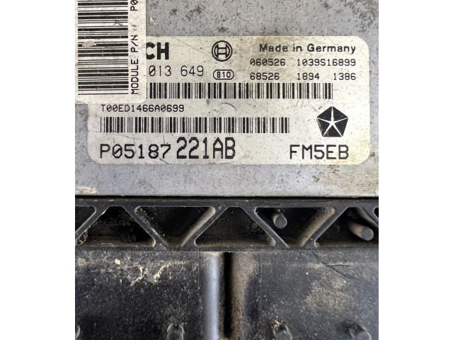 Vstřikovací lišta 68292739AB Jeep Gladiator pro naftový motor 3.0