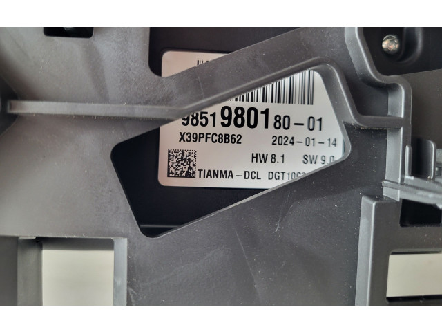 Přístrojová deska Toyota Proace 2024 9851980180