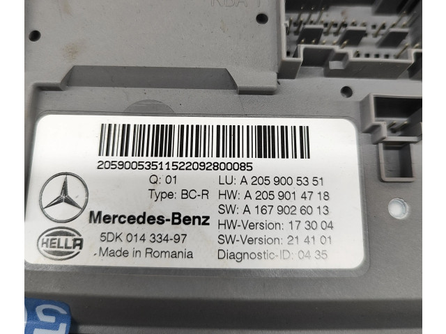Блок комфорта A2059005351, A2059014718 Mercedes-Benz EQC