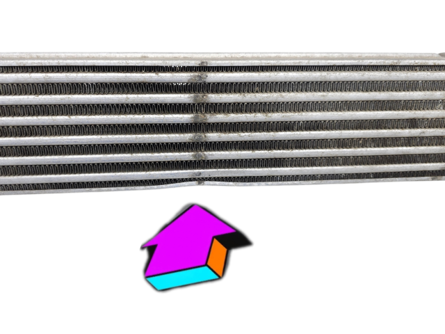 Интеркулер 51836369, 51836369 Alfa Romeo Mito