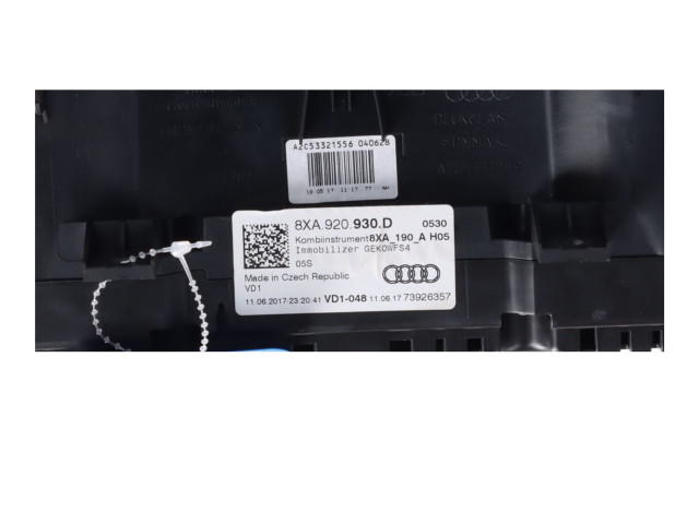 Спидометр (приборный щиток) 8XA920930D Audi A1