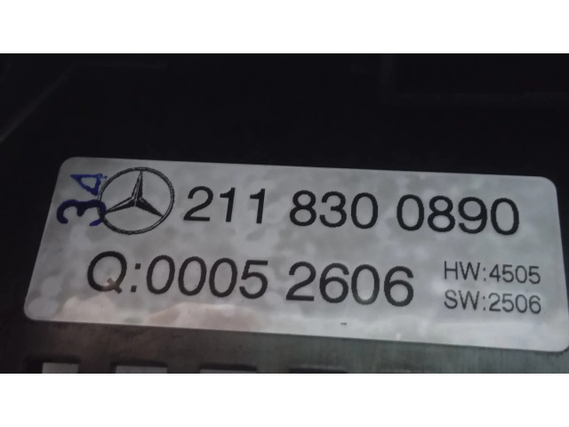 Блок управления климат-контролем 2118300890, 00052606   Mercedes-Benz E W211