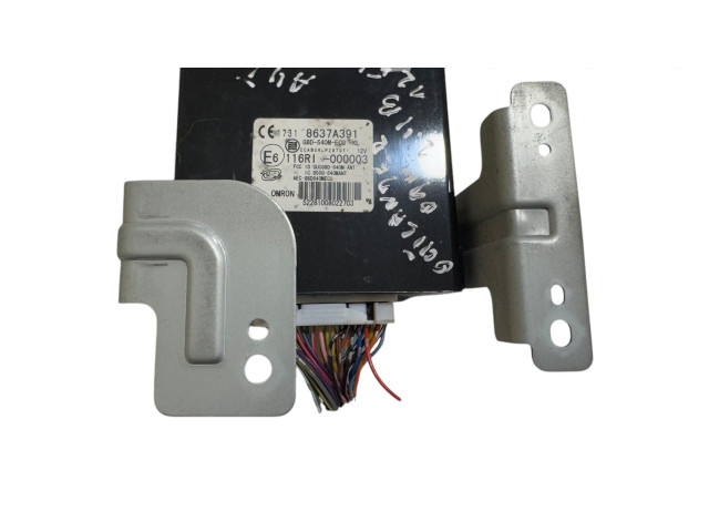 Komfortsteuergerät Bordnetzsteuergerät 8637A391, G8D640MECUKL Mitsubishi Outlander