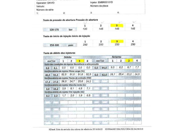 Vstřikovač 1980L3 Peugeot 3008 I