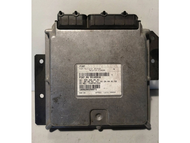 Блок управления двигателем Блок управления 55185916, 1809200250071   Fiat Grande Punto