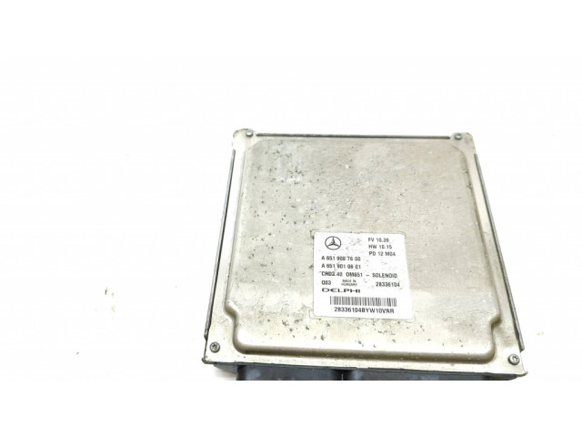 Блок управления двигателя A6519007600, 28336104 Mercedes-Benz B W246 W242