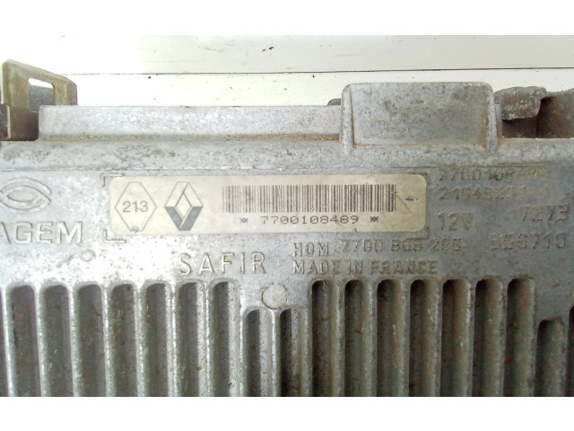 Блок управления впрыском 7700108489, 7700108489   Renault Clio I