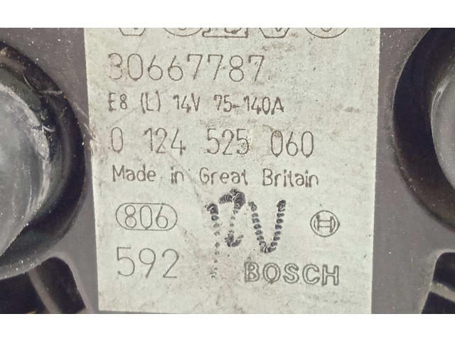 Генератор 30667787, 0124525060   Volvo XC90      