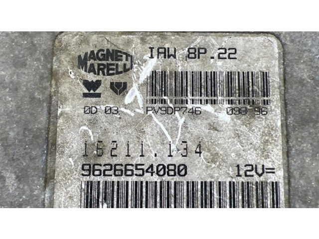 Řídící jednotka 9626654080, 16211134 Fiat Ulysse 2001