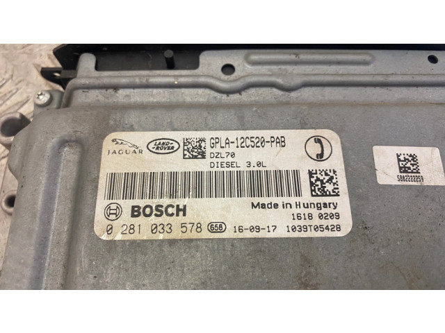 Блок управления двигателя GPLA12C520PAB Land Rover Range Rover Sport L494