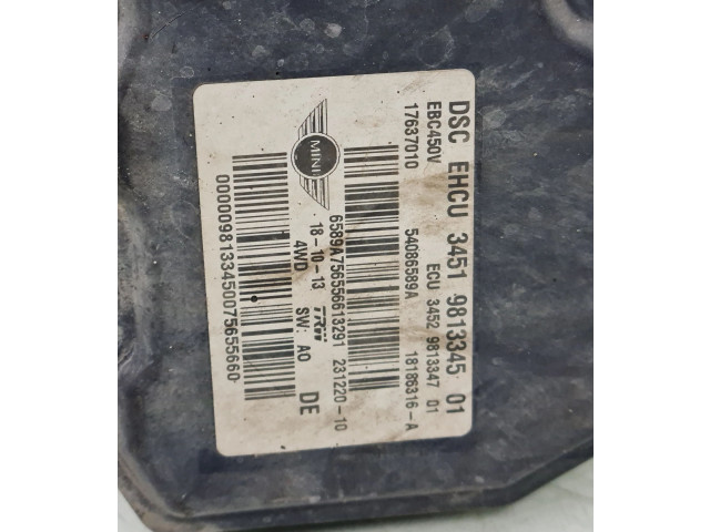 Блок АБС 34519813345, 9813345 Mini Cooper Countryman R60 2011-2016 года