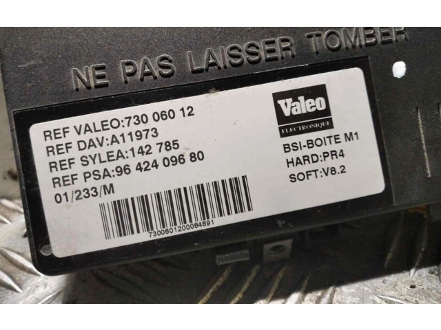 Pojistková skříňka 9642409680 Citroen Berlingo