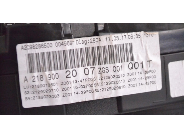 Přístrojová deska Mercedes-Benz CLS C218 X218 2017 A2189002007