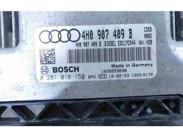 Řídící jednotka 0281018150, IMPRK900066   Audi A8 S8 D4 4H 2012