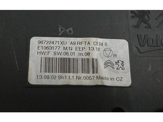 Блок управления климат-контролем 96722471XU   Peugeot 2008 I