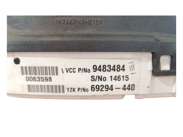 Панель приборов 9483484, 0063598   Volvo S80       