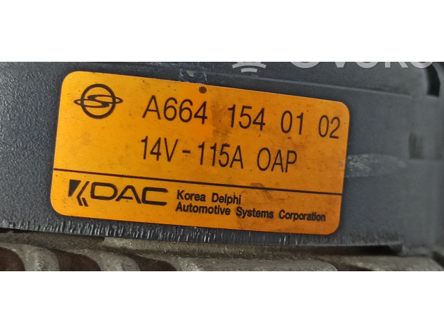 Генератор A6641540102 SsangYong Actyon